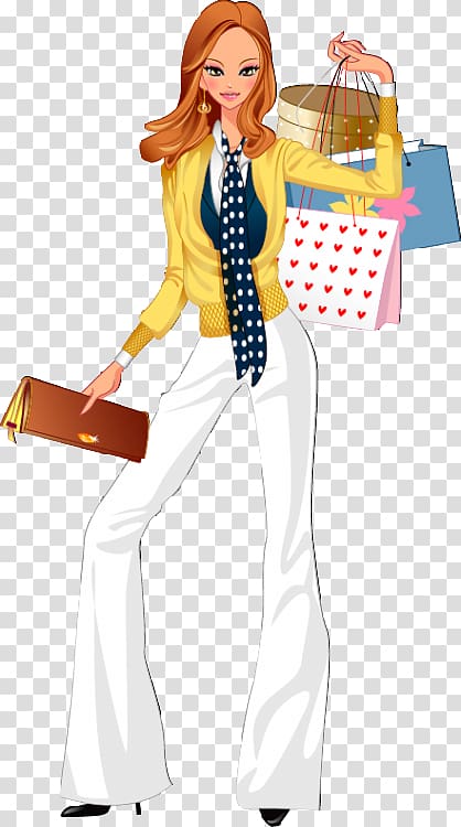 Euclidean Fashion Yellow, Women\'s Day transparent background PNG clipart