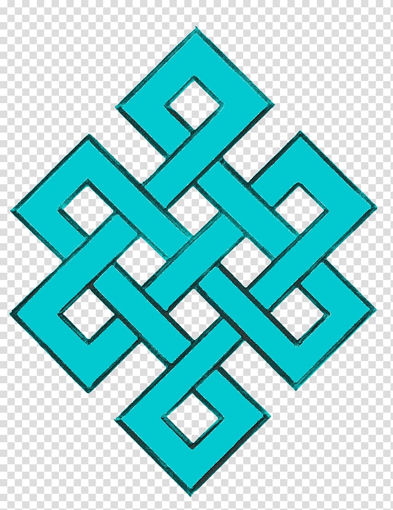 Endless knot Buddhist symbolism Tibetan Buddhism, symbol transparent background PNG clipart