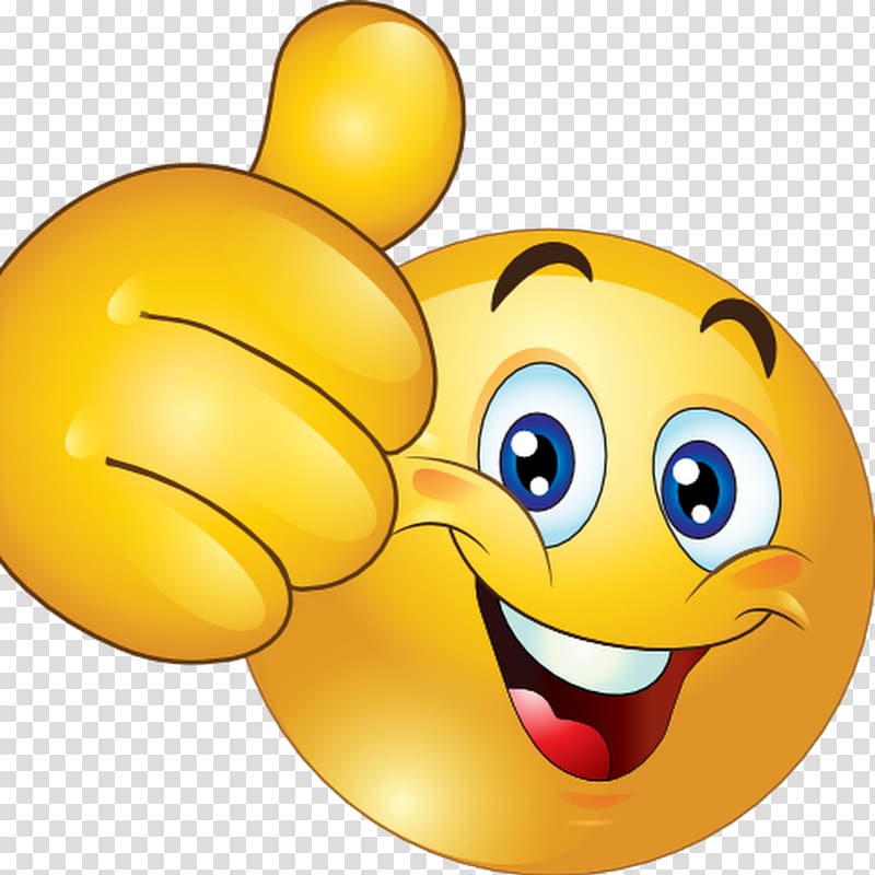 Thumbs up emoticon, Thumb signal Smiley Emoticon , Lovely