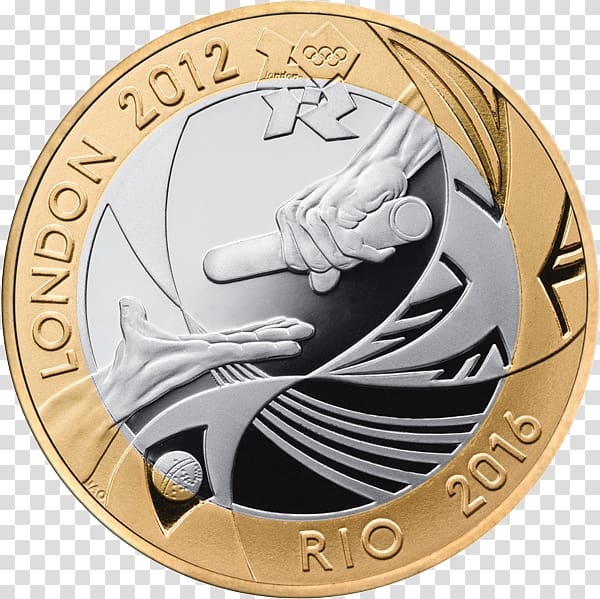 Proof coinage 2012 Summer Olympics Royal Mint Two pounds, Proof Coinage transparent background PNG clipart