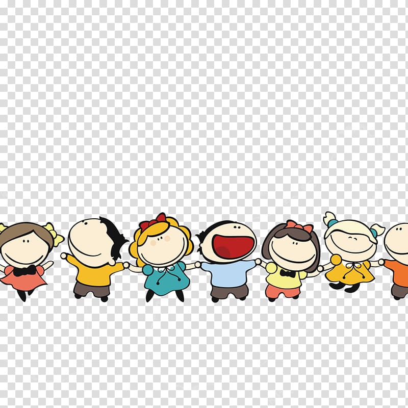 cartoon characters illustration, Child Kindergarten Day care Game Parent, Children transparent background PNG clipart