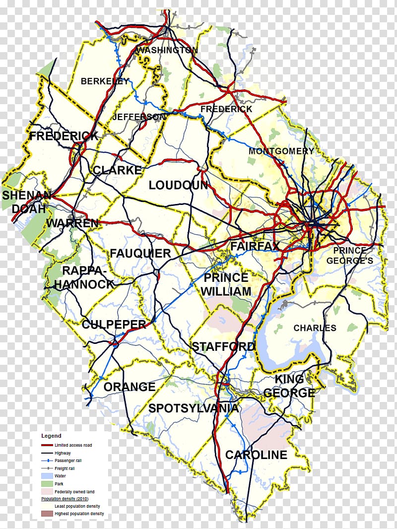 Transportation in Northern Virginia Orange County, Virginia Virginia Department of Transportation Location, virginia geography landforms transparent background PNG clipart