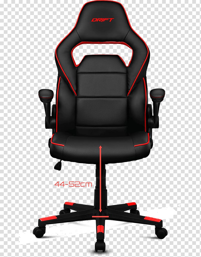 Drifting Chair Driftgaming Black Seat, chair transparent background PNG clipart