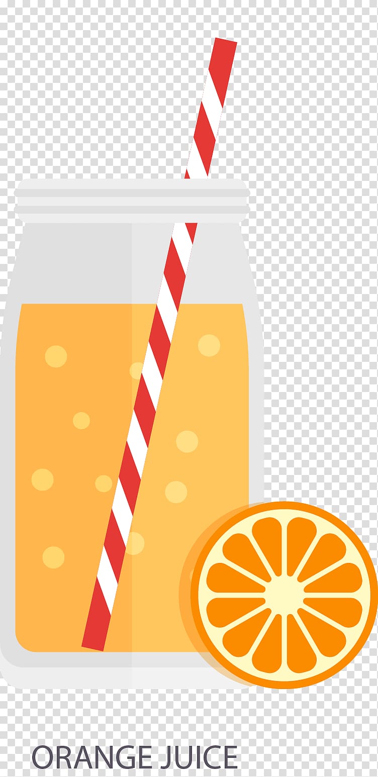 Orange juice Tea Milk Orange drink, Freshly squeezed juice decoration ...