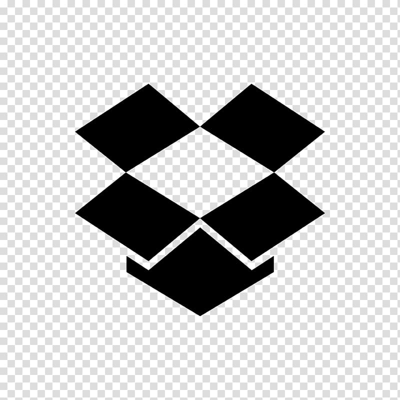 Dropbox Computer Icons File sharing File hosting service , black transparent background PNG clipart