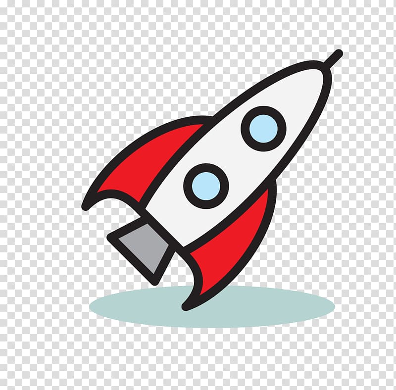 Train Aircraft Airplane Rocket , Creative cute rocket transparent background PNG clipart