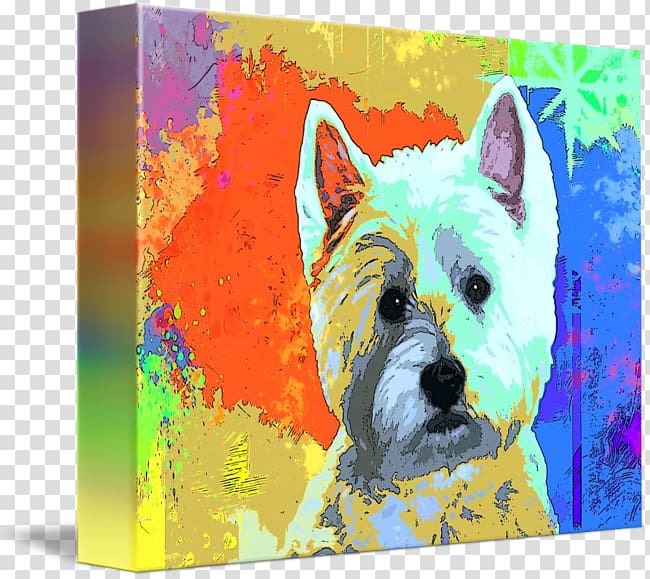 Dog breed West Highland White Terrier Cairn Terrier Acrylic paint, paint transparent background PNG clipart