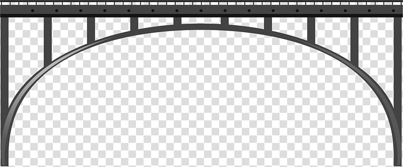 black bridge , Bridge Euclidean Illustration, bridge bridge transparent background PNG clipart