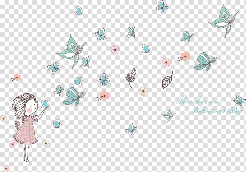 Butterfly Wall decal Sticker Drawing Child, wall decal transparent background PNG clipart