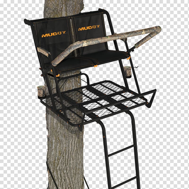 Tree Stands Ameristep 15\' Two-Man Ladderstand w/ RealTree AP Seat Muddy Nexus 2-Man Ladderstand Hunting Muddy Partner 2-Man Ladderstand, ladder transparent background PNG clipart