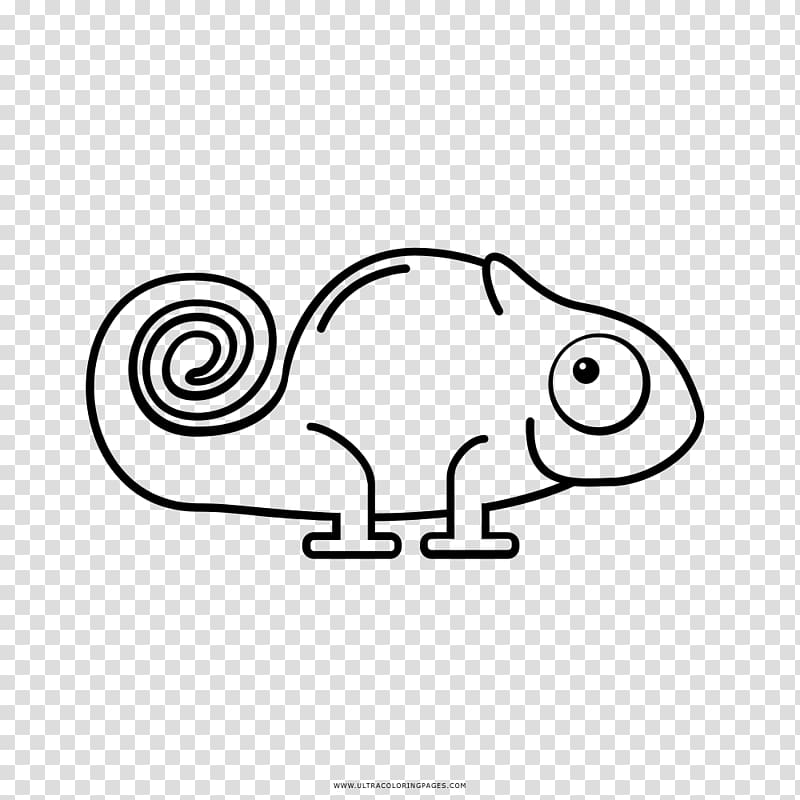 Chameleons Espio the Chameleon Drawing Coloring book Black and white, figure transparent background PNG clipart