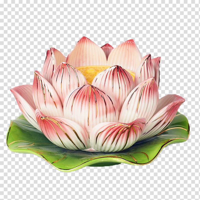 Floral design , Lotus base gilt edge transparent background PNG clipart