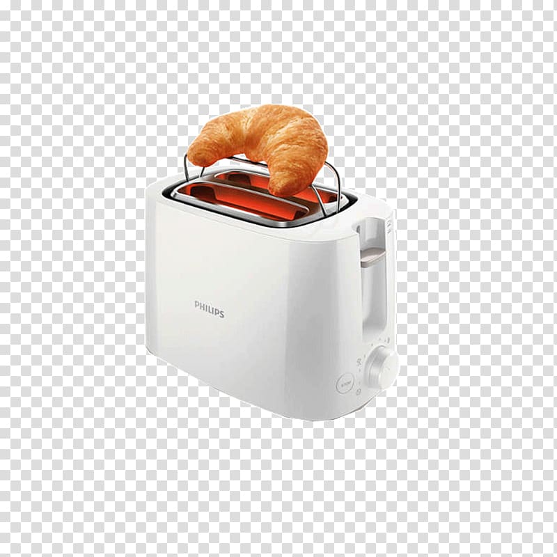 Toaster with home baking attachment Philips HD2581/90 Philips 2 Slice Toaster White Home appliance, toster transparent background PNG clipart