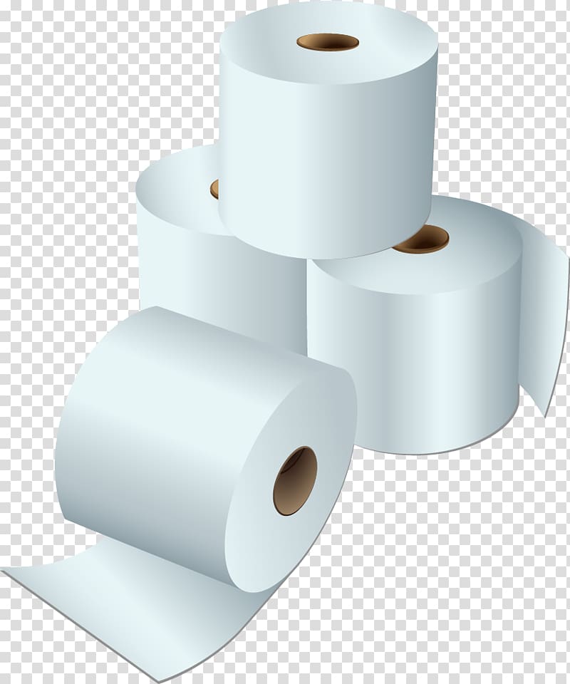 Toilet paper Tissue paper, A roll of toilet paper material transparent background PNG clipart