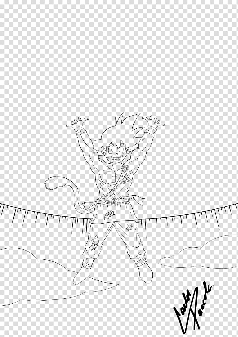 Goku Genkidama Line art Drawing Sketch, Genki dama transparent background PNG clipart