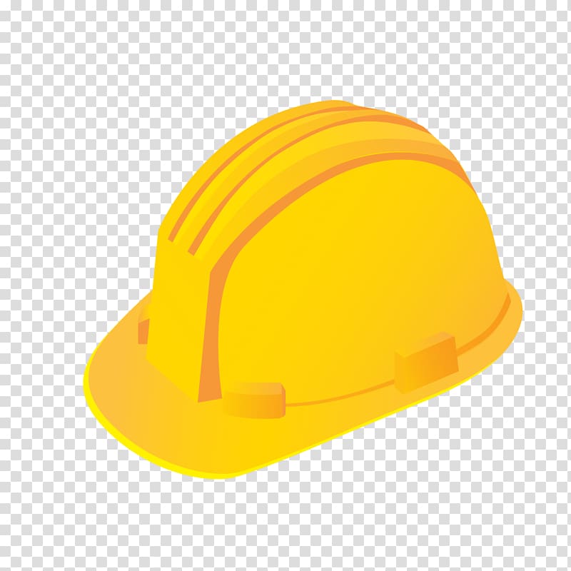 Hard hat Yellow Helmet, Yellow helmet transparent background PNG clipart