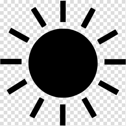 Computer Icons Icon design , black sun transparent background PNG clipart