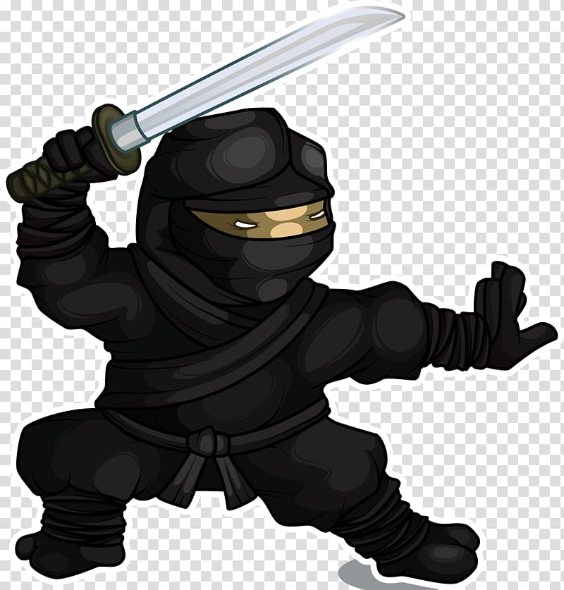 Japan Ninja Cartoon Illustration, Japanese ninja agent transparent background PNG clipart