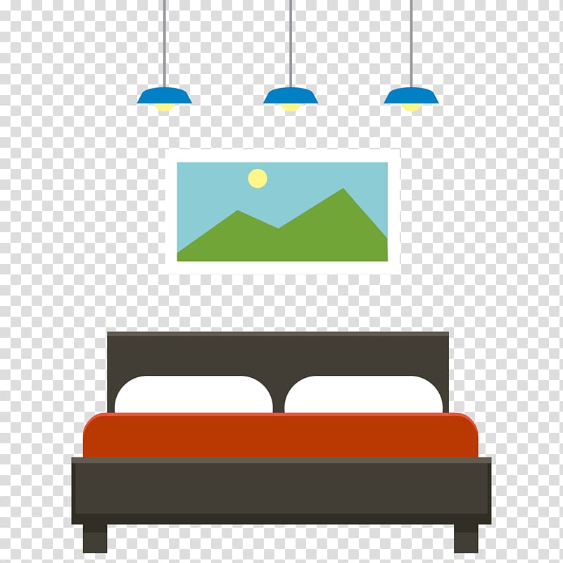 Furniture Bedroom, Beds transparent background PNG clipart