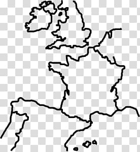 Western Europe Blank map , europe transparent background PNG clipart