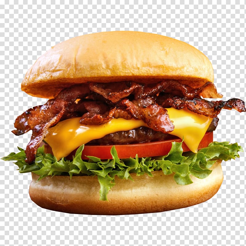 bacon cheeseburger, Cheeseburger Bacon Hamburger Wrap Hot dog, bacon transparent background PNG clipart