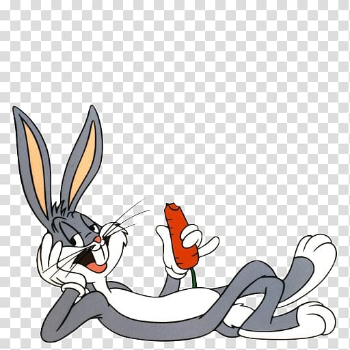 Bugs Bunny Porky Pig Cartoon Rabbit Looney Tunes, rabbit transparent background PNG clipart