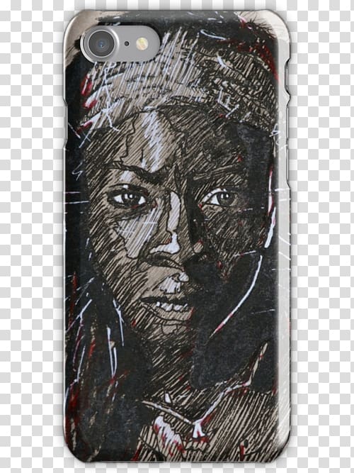 The Walking Dead: Michonne Mobile Phone Accessories Redbubble Font, Michonne transparent background PNG clipart