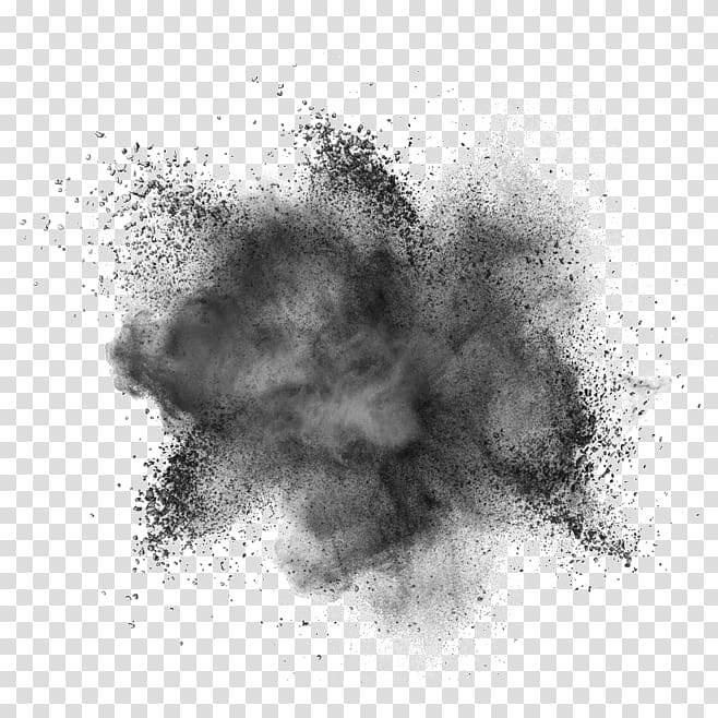 floating black dust transparent background PNG clipart