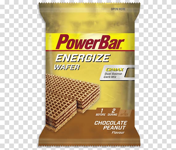 PowerBar Wafer Energy Bar Yoghurt Waffle, Chocolate Wafer transparent background PNG clipart