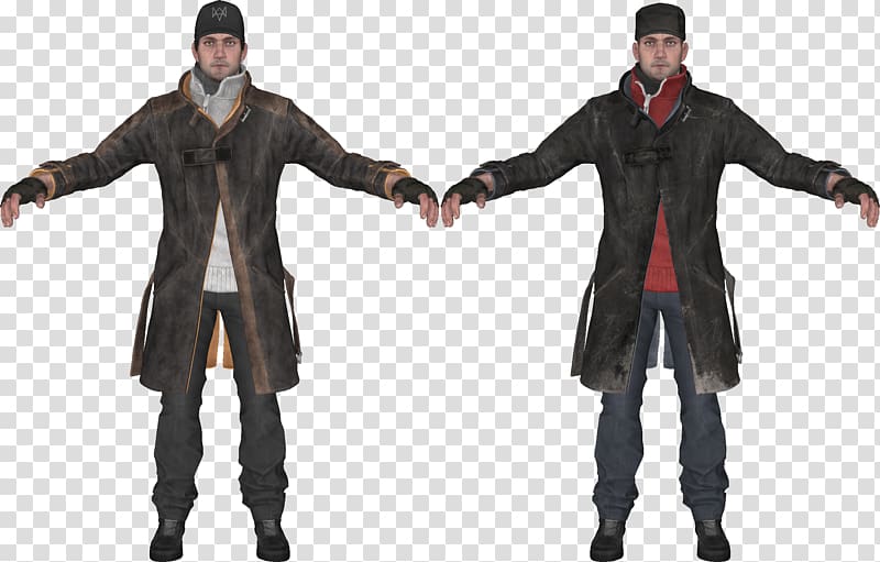 Robe Costume design Homo sapiens Character, Aiden Pearce transparent background PNG clipart