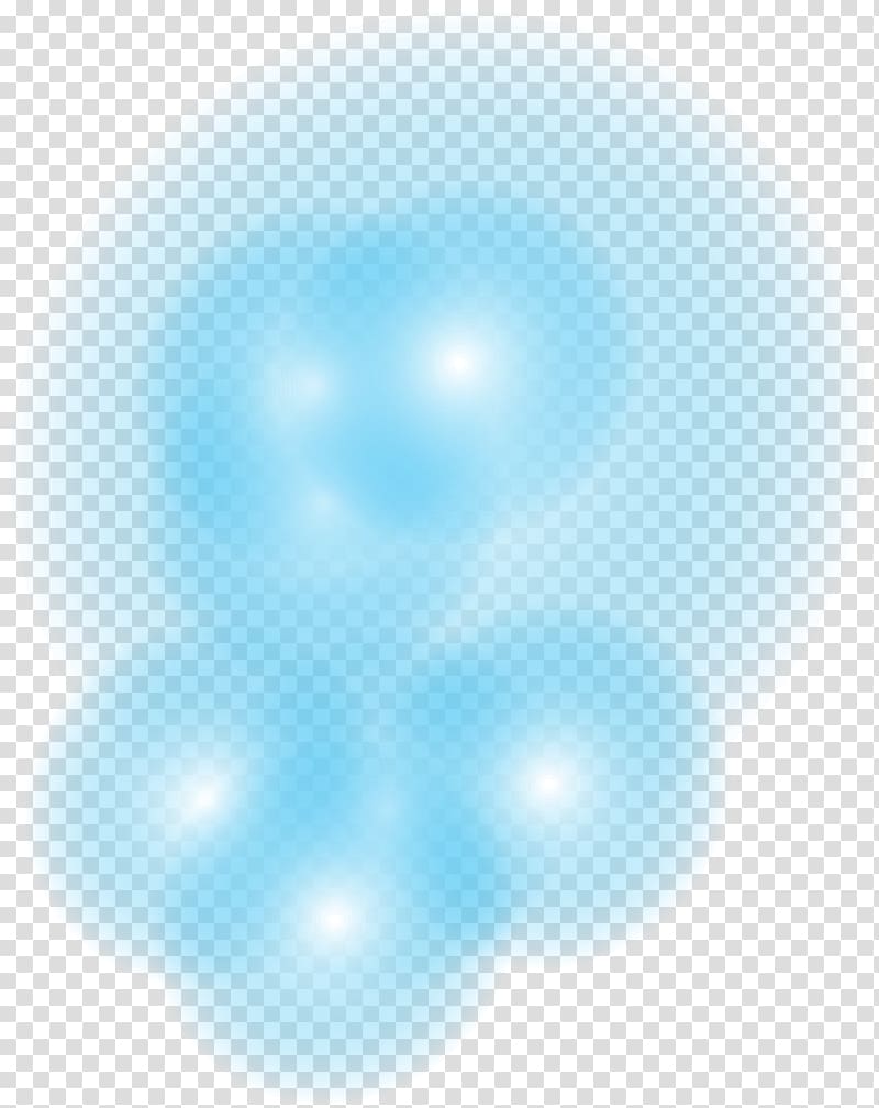 blue glow effect element transparent background PNG clipart