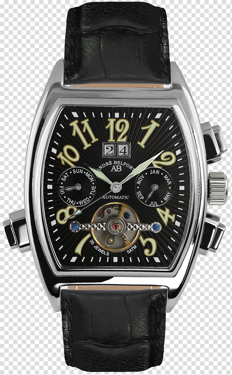 Watch Clock Jewel bearing Steel Horlogeband, ANDRÉS INIESTA transparent background PNG clipart