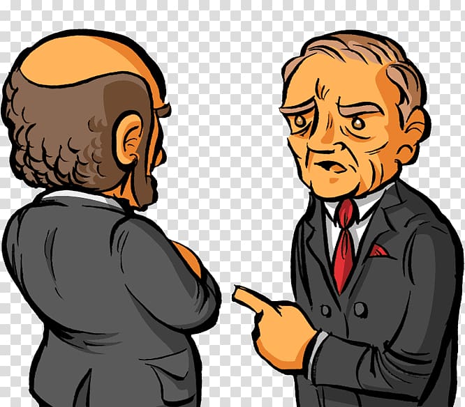 Leo McGarry Toby Ziegler Character , confrontation transparent background PNG clipart
