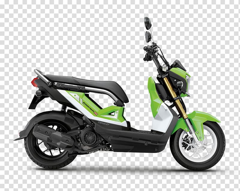 Honda Motor Company Honda Zoomer Scooter Motorcycle Car, scooter transparent background PNG clipart