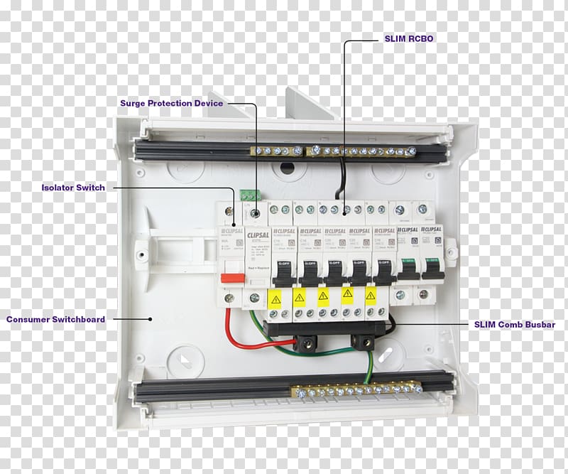 Electric switchboard Circuit breaker Wiring diagram Residual-current device Schneider Electric, others transparent background PNG clipart