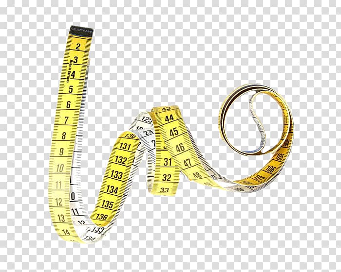 Tape Measures Unit of measurement Bracelet Bust/waist/hip measurements, Rubon transparent background PNG clipart