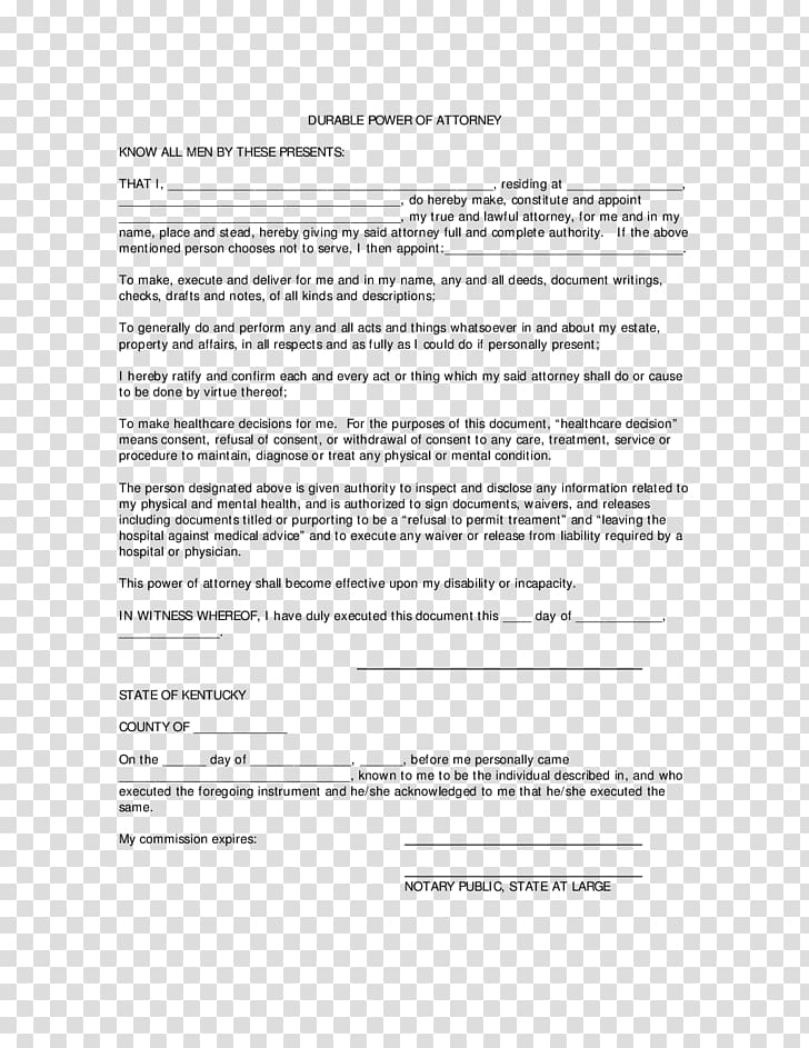 Document Power of attorney Form Deed Nevada, others transparent background PNG clipart