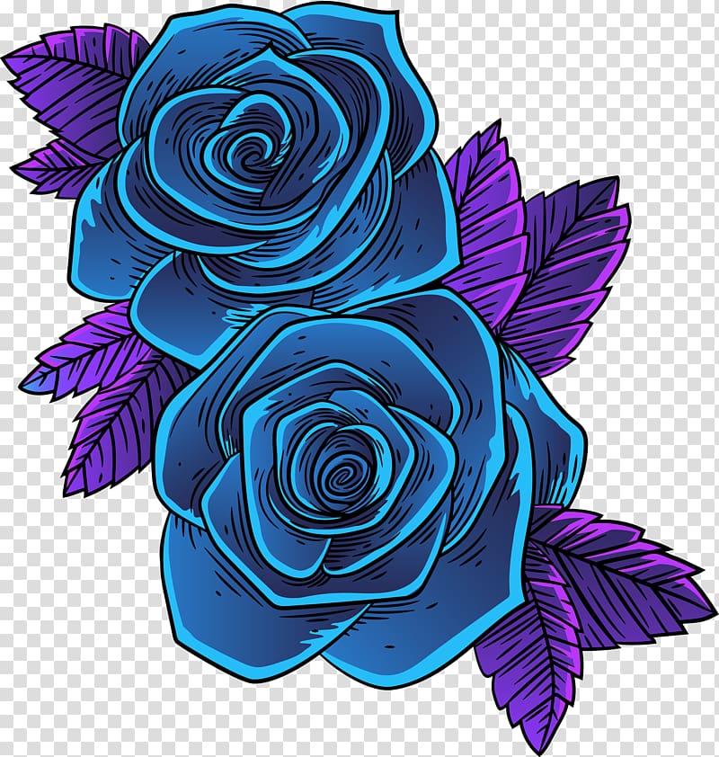 Blue rose MTV Garden roses Abziehtattoo, Mtv transparent background PNG clipart