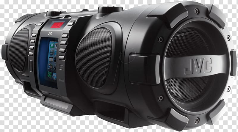 FM Boombox JVC RV-NB75BE AUX Loudspeaker Bluetooth iPod, bluetooth transparent background PNG clipart