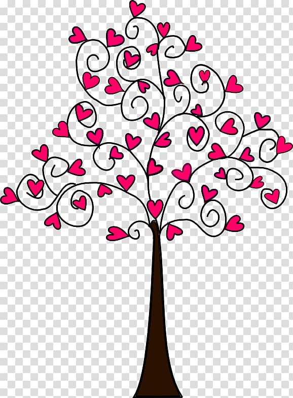 Tree Heart Drawing , love tree transparent background PNG clipart