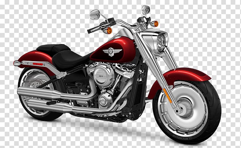 Harley-Davidson FLSTF Fat Boy Softail Motorcycle Moorpark, motorcycle transparent background PNG clipart