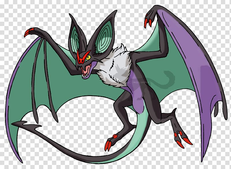 Noivern Pokémon X and Y Digital art Fan art, noibat transparent background PNG clipart