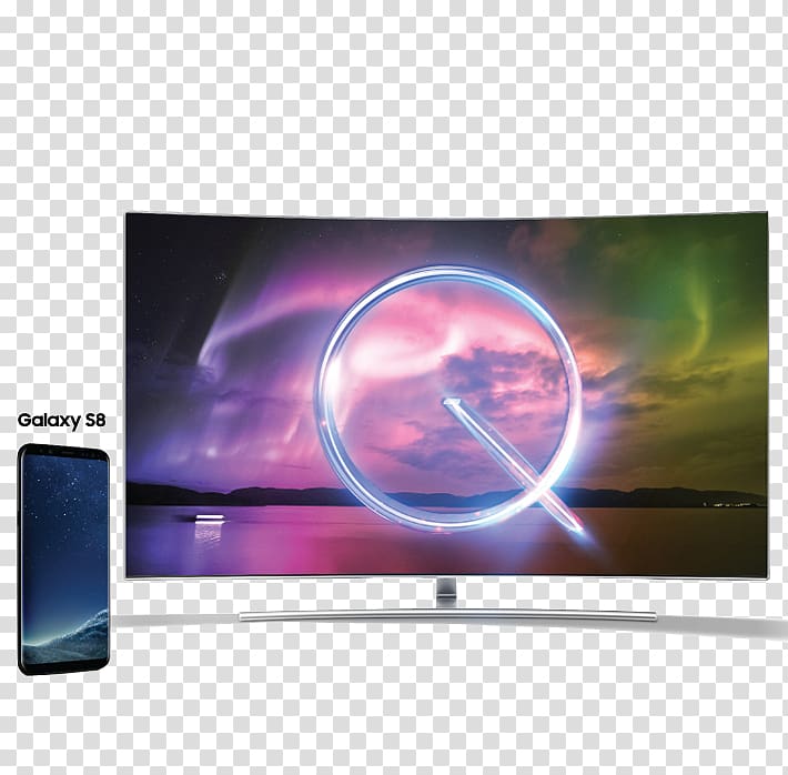 LED-backlit LCD Quantum dot display Samsung Q7F Computer Monitors, Lcd Tv transparent background PNG clipart