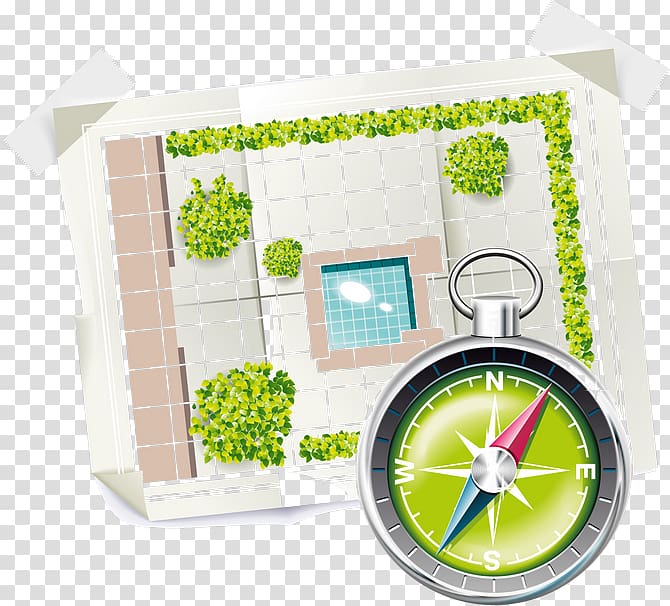 Garden tool Gardening Icon, Hand-painted compass transparent background PNG clipart