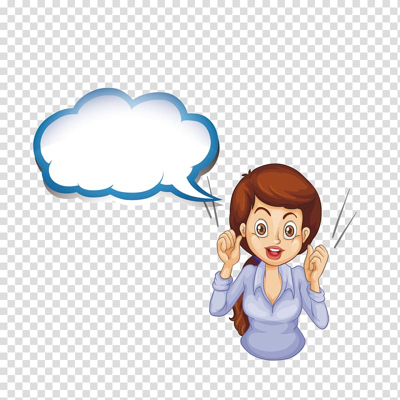 Speech balloon Cartoon Dialogue Illustration, pattern material phone call transparent background PNG clipart