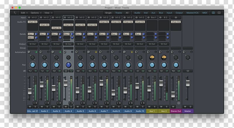 Sound design Audio Mixers Computer Software Audio power amplifier, logic pro transparent background PNG clipart