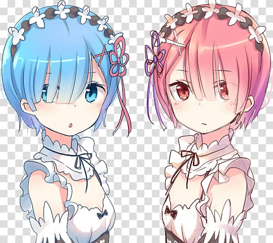 Anime Rendering Re:Zero − Starting Life in An World Isekai, Anime, cg  Artwork, black Hair png