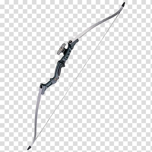 Compound Bows Recurve bow Weapon Arrow, bow transparent background PNG clipart