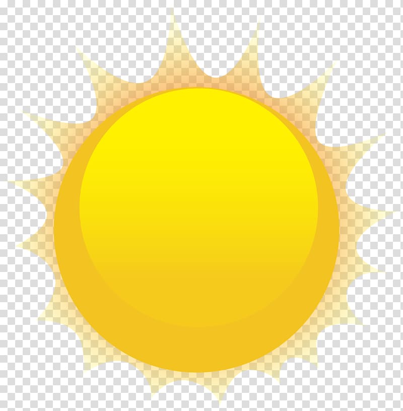 yellow sun illustration, Yellow Orange Design Circle, Sun transparent background PNG clipart