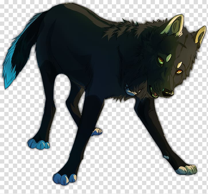 Cat Dog Pack Canidae Black wolf, Cat transparent background PNG clipart